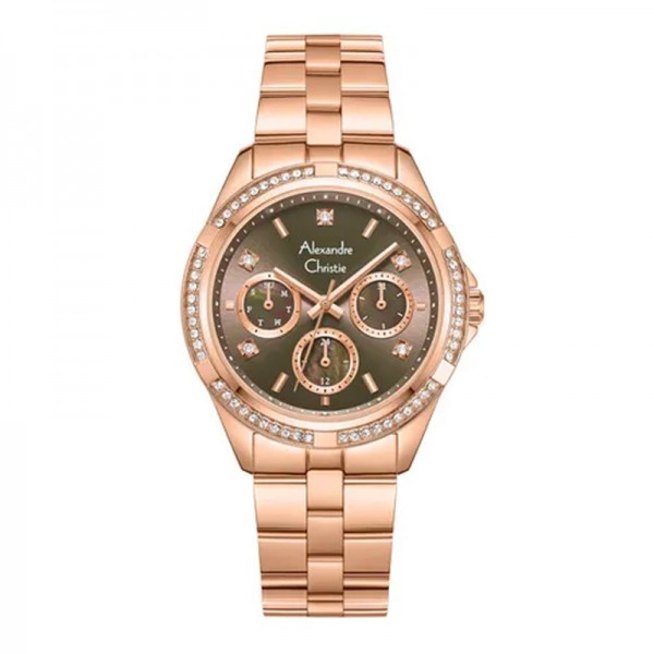 Alexandre Christie AC 2947 Rosegold Brown BFBRGBO2 Alexandre Christie AC 2947 Rosegold Brown BFBRGBO2